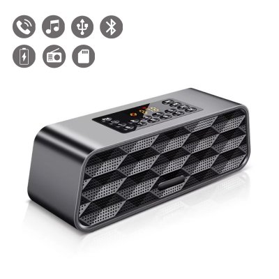 Enceinte bluetooth double haut-parleurs Noir