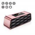 Enceinte bluetooth double haut-parleurs rose gold 