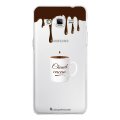 Coque Samsung Galaxy Grand Prime rigide transparente Chaud Cacao Dessin La Coque Francaise
