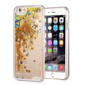 Coque transparente paillettes doré pour iPhone 6/6S