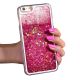 Coque transparente paillettes fushia pour iPhone 6/6S