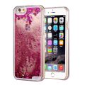 Coque transparente paillettes fushia pour iPhone 6/6S