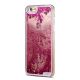 Coque transparente paillettes fushia pour iPhone 6/6S