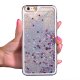 Coque transparente paillettes argent pour iPhone 6/6S