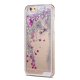 Coque transparente paillettes argent pour iPhone 6/6S