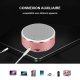 Enceinte bluetooth rose gold 