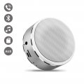 Enceinte bluetooth argentée