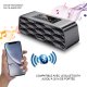 Enceinte bluetooth double haut-parleurs Noir