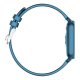 Montre connectée multi-sport avec bracelet silicone Bleue
