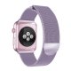 Bracelet 38-40 mm compatible avec Apple Watch métalisé parme   (Vendu sans la montre)