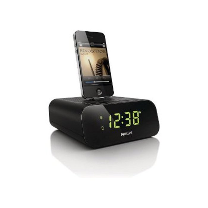 PHILIPS Radio reveil Philips avec dock iPhone et ipod affichage