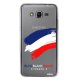 Coque rigide transparent France pour Samsung Galaxy Grand Prime