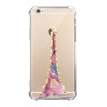 Coque iPhone 6 Plus / 6S Plus anti-choc souple angles renforcés transparente Tour Eiffel Marbre Rose La Coque Francaise.