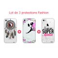 Lot de 3 protections Fashion pour iPhone 4/4S