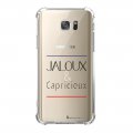 Coque Samsung Galaxy S7 anti-choc souple angles renforcés transparente Jaloux et capricieux La Coque Francaise.