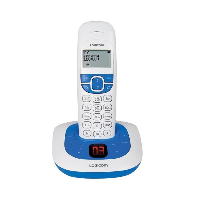 Téléphone fixe sansfil SOLY 155 T BLEU