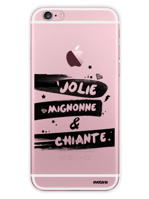 Coque transparente Jolie, Mignone & Chiante pour iPhone 6 PLUS/ 6S PLUS