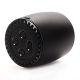 Mini enceinte portative Bluetooth - Effet métal brossé noir