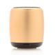 Extra mini enceinte portative Bluetooth - Effet métal brossé or