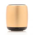 Extra mini enceinte portative Bluetooth - Effet métal brossé or