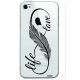 Pack 3 protections Fashions pour iPhone 4/4S : Coque Love Life + Etui à rabat + Coque Skull
