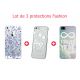 Pack 3 protections Fashions pour iPhone 5/5S/SE : Coque Tatouage + Coque Skull + Coque Forever Young