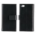 Muvit Etui Magnet Wallet Noir Apple Iphone 5s/se