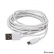 XQISIT Cable XQISIT Charge & Sync micro USB 300cm  blanc