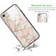 Coque iPhone 7/8/ iPhone SE 2020/ 2022 Coque Soft Touch Glossy Marbre Rose Design La Coque Francaise