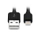 Câble USB Lightning nylon black 2m pour iPhone 5/5C/5S/SE/6/6S/6+/6S+/7/7+ & iPad 4/Mini/Air