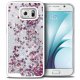 Coque transparente Paillettes Liquides Argent pour Samsung Galaxy S7