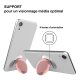 Ring Poignée et support universel de téléphone Perle en métal doré rose