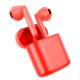 Écouteurs Sans Fil avec Boîtier de Charge- Bluetooth 5.0 / 450mAh rouge