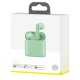 Écouteurs Sans Fil avec Boîtier de Charge- Bluetooth 5.0 / 450mAh vert d'eau