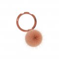 Ring Poignée universelle de téléphone à anneau Rose d'or Pompon
