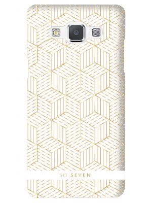 So Seven Coque Midnight Cubic Blanche - Samsung Galaxy A3 