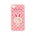 Coque arrière Hello Kitty COLLECTOR lapin blanc pour iPhone 4 / 4S