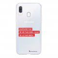 Coque Samsung Galaxy A20e 360 intégrale transparente Aujourd'hui rouge Tendance La Coque Francaise.