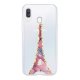 Coque Samsung Galaxy A20e 360 intégrale transparente Tour Eiffel Marbre Rose Tendance La Coque Francaise.