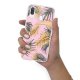 Coque Samsung Galaxy A20e 360 intégrale transparente Feuilles de palmier rose Tendance La Coque Francaise.