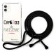 Coque cordon iPhone 11 noir Dessin Caprices de Parisienne La Coque Francaise