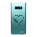 Coque Samsung Galaxy S10e 360 intégrale transparente Coeur love Tendance Evetane.