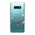 Coque Samsung Galaxy S10e 360 intégrale transparente Oiseaux Marbre Tendance Evetane.
