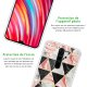 Coque Xiaomi Redmi Note 8 Pro silicone transparente Triangles marbre ultra resistant Protection housse Motif Ecriture Tendance La Coque Francaise