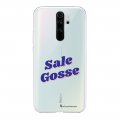 Coque Xiaomi Redmi Note 8 Pro silicone transparente Sale Gosse bleu ultra resistant Protection housse Motif Ecriture Tendance La Coque Francaise