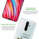Coque Xiaomi Redmi Note 8 Pro silicone transparente Week-end en Terrasse ultra resistant Protection housse Motif Ecriture Tendance La Coque Francaise