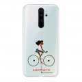 Coque Xiaomi Redmi Note 8 Pro silicone transparente A Bicyclette ultra resistant Protection housse Motif Ecriture Tendance La Coque Francaise