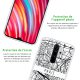 Coque Xiaomi Redmi Note 8 Pro silicone transparente Carte de Paris ultra resistant Protection housse Motif Ecriture Tendance La Coque Francaise