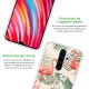 Coque Xiaomi Redmi Note 8 Pro silicone transparente Flamants Rose ultra resistant Protection housse Motif Ecriture Tendance La Coque Francaise