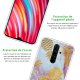 Coque Xiaomi Redmi Note 8 Pro silicone transparente Marbre Ananas Or ultra resistant Protection housse Motif Ecriture Tendance La Coque Francaise